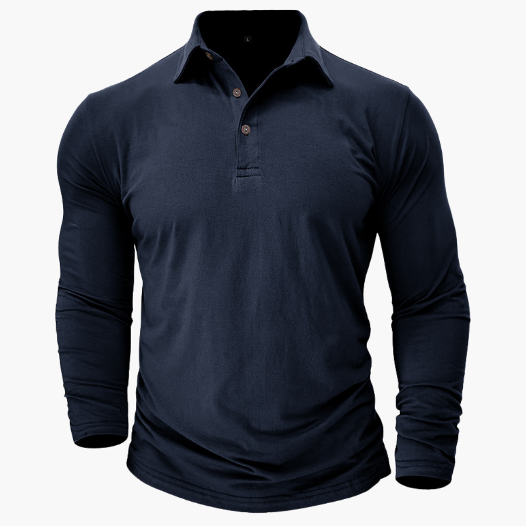 Polo Slim Fit à Manches Longues pour Homme | Idéale pour un Usage Quotidien et Semi-Formel