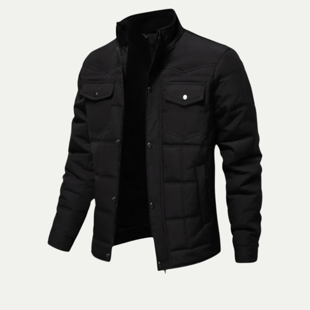 Veste Matelassée avec Capuche pour Homme | Idéale pour L’Automne Et L’Hiver