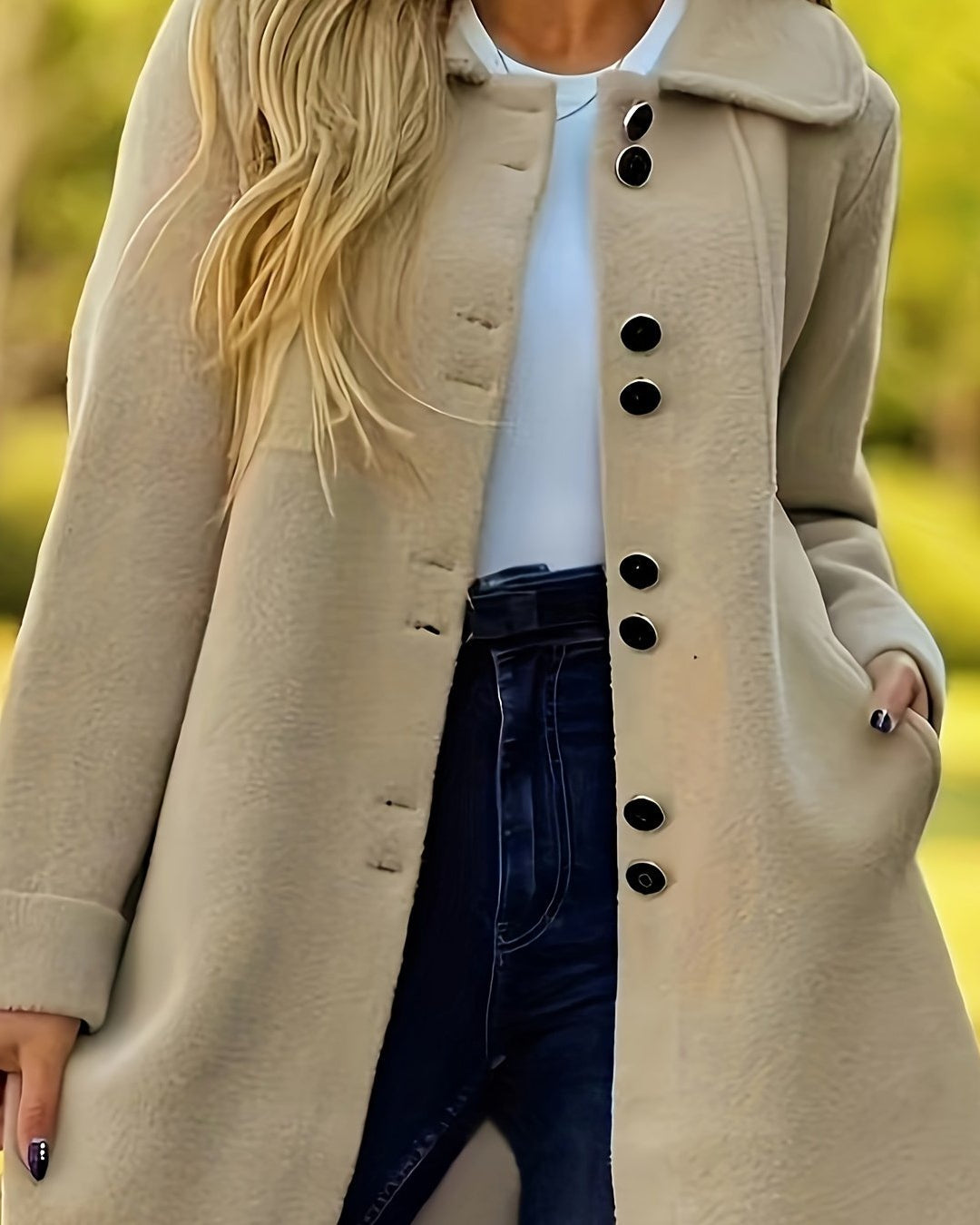 Manteau Mi-Long à Coupe Moderne pour Femmes | Idéal pour les Tenues Professionnelles et Quotidiennes