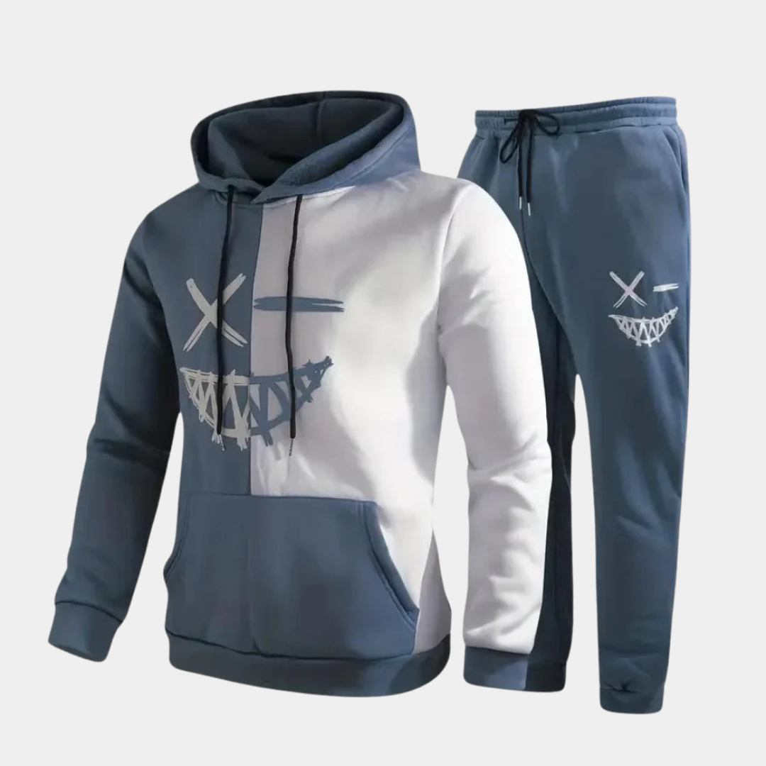Ensemble De Survêtement avec Sweat À Capuche Et Pantalon pour Homme | Idéal pour Les Activités Quotidiennes