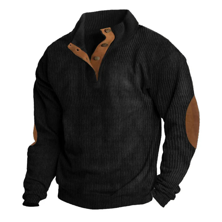 Pull à Manches Longues pour Homme avec Coupe Confortable | Idéal pour Activités Extérieures