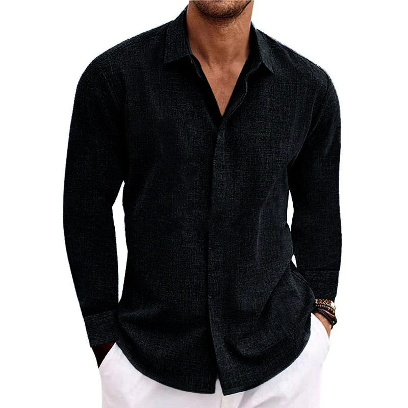 Chemise À Manches Longues avec Coupe Classique pour Homme | Idéale pour Le Quotidien