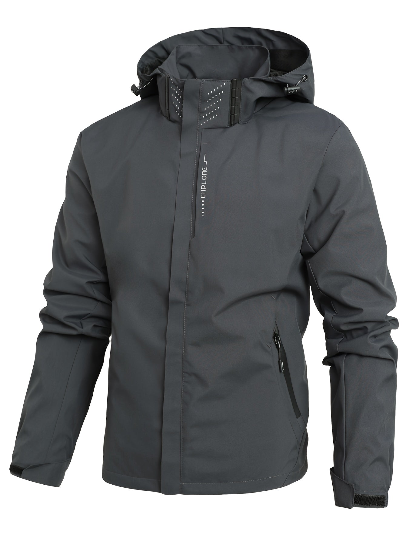 Veste Légère avec Poches Fonctionnelles et Fermeture Zippée pour Hommes | Idéale pour Activités de Plein Air et Quotidien
