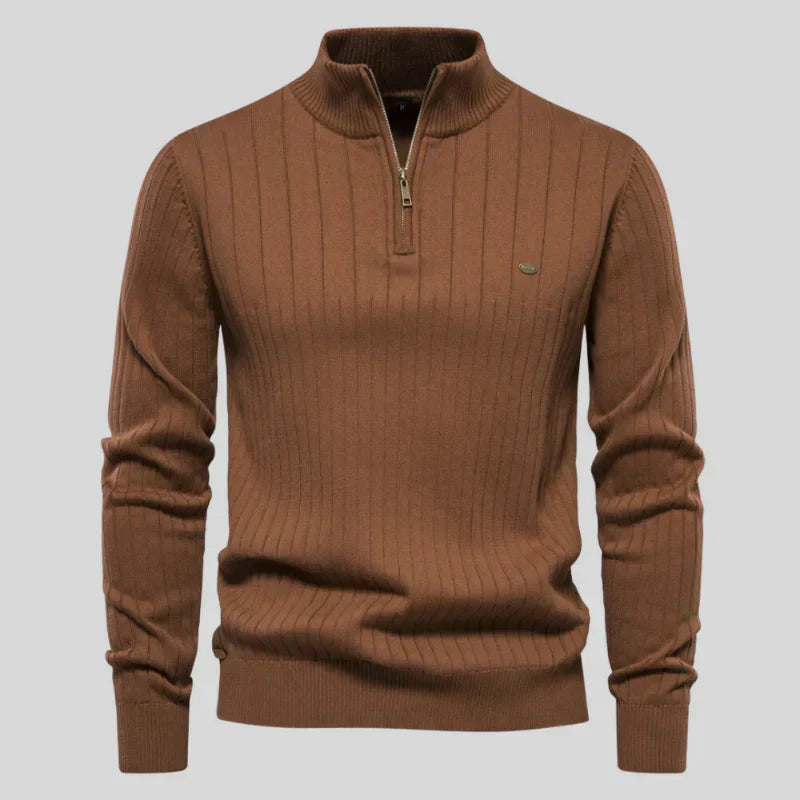 Pull à Demi-Fermeture Zippée à Manches Longues pour Homme | Idéal pour un Usage Quotidien