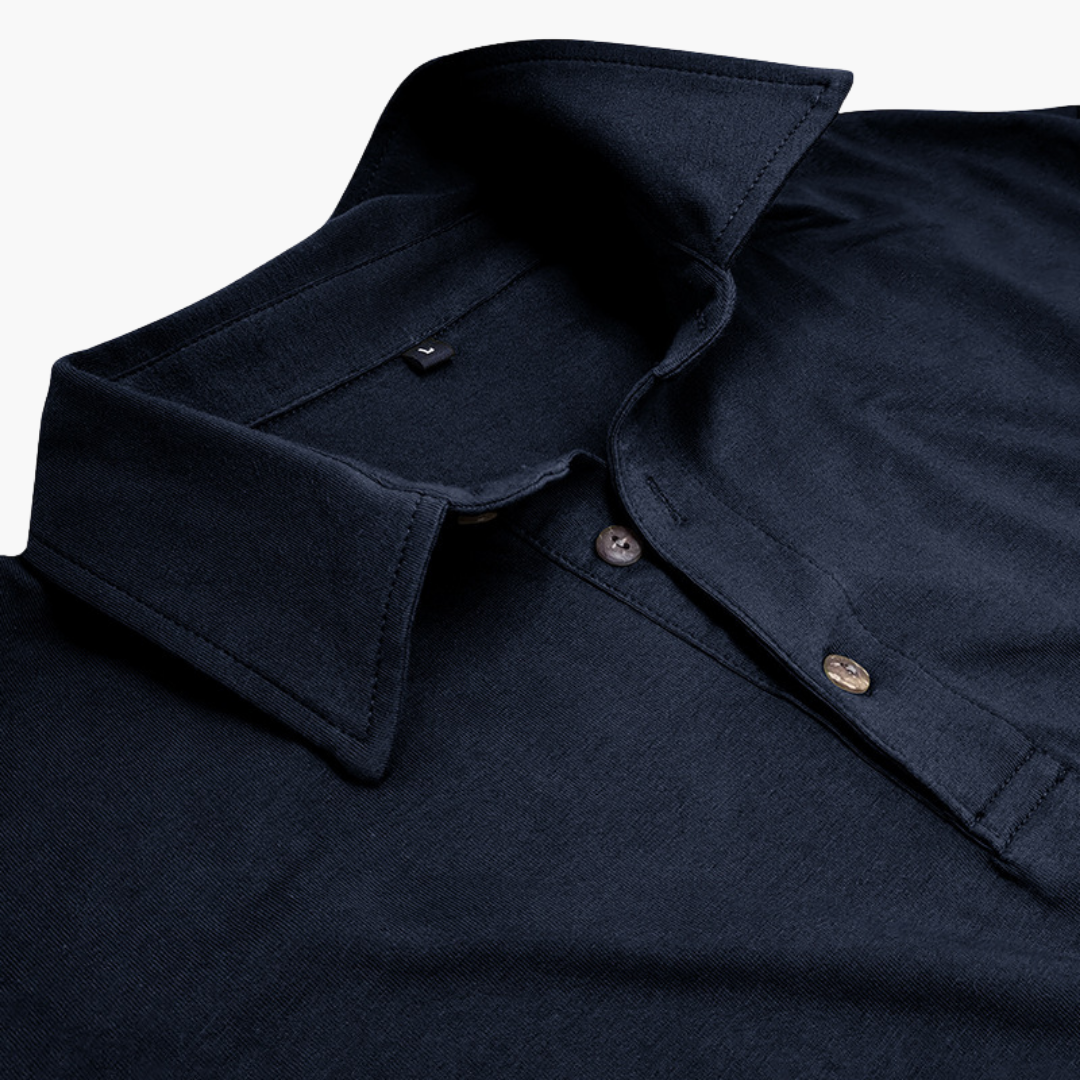 Polo Slim Fit à Manches Longues pour Homme | Idéale pour un Usage Quotidien et Semi-Formel