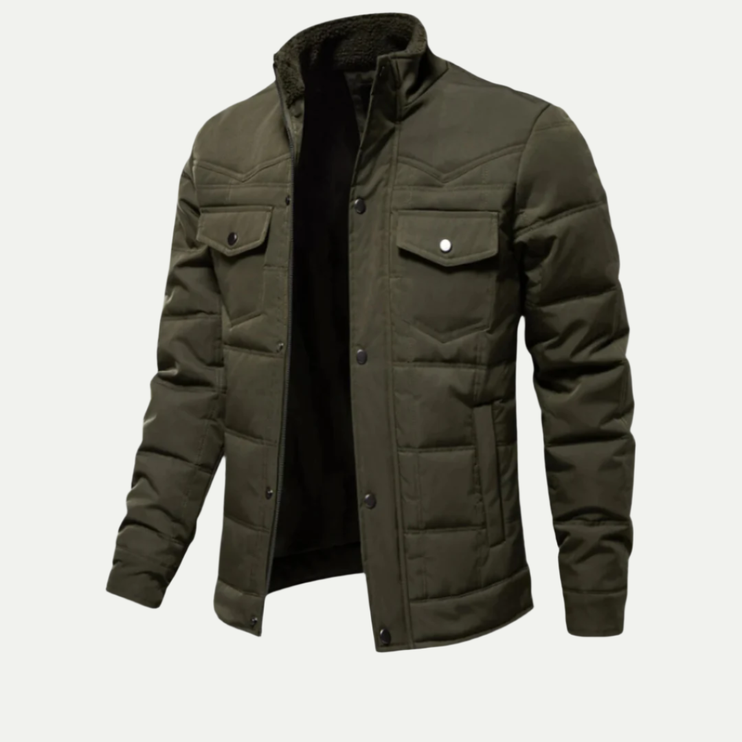 Veste Matelassée avec Capuche pour Homme | Idéale pour L’Automne Et L’Hiver