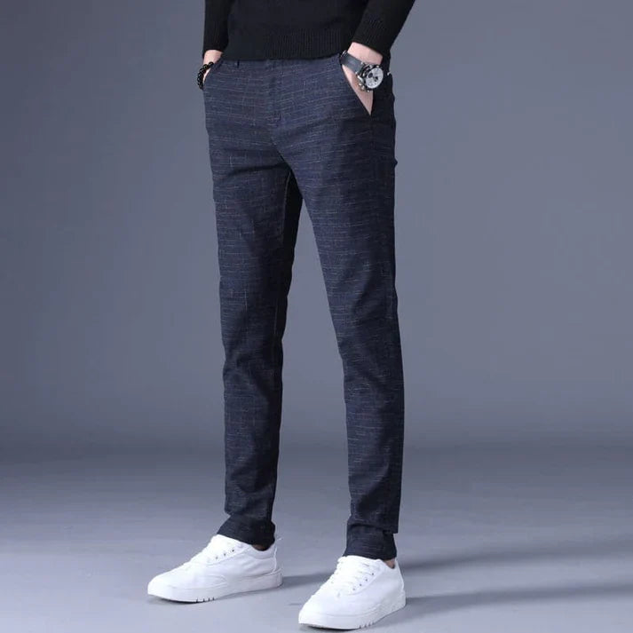 Pantalon à Coupe Droite pour Homme | Idéal pour le Bureau ou les Sorties Décontractées