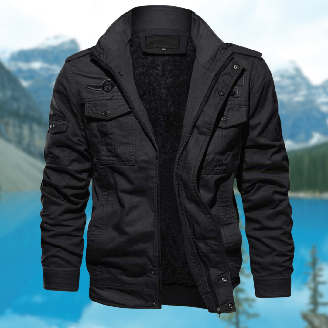 Blouson Bomber Avec Fermeture Zippée Et Col Montant Pour Hommes | Idéal Pour Un Usage Quotidien