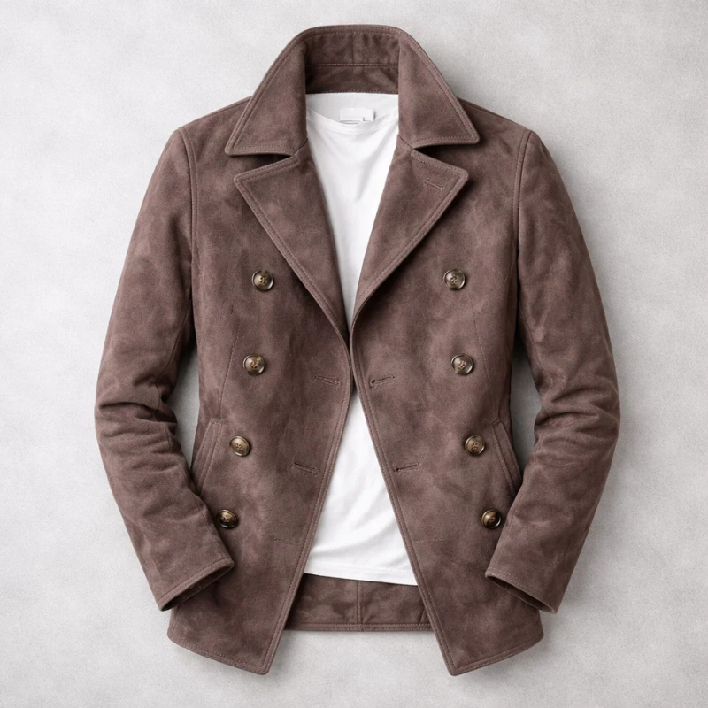 Veste Croisée Avec Large Col À Revers Pour Homme | Idéale Pour Une Utilisation Quotidienne