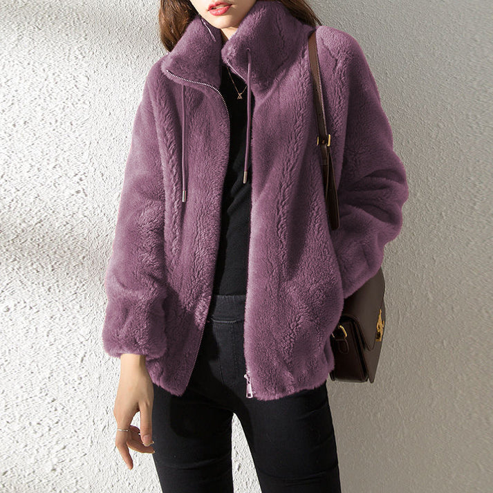 Veste Zippée Oversize à Capuche pour Femme | Idéale pour l’Automne et l’Hiver