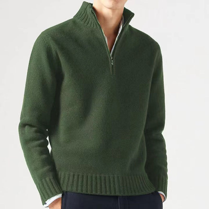 Pull avec Col Zippé pour Homme | Idéal pour Les Tenues Décontractées