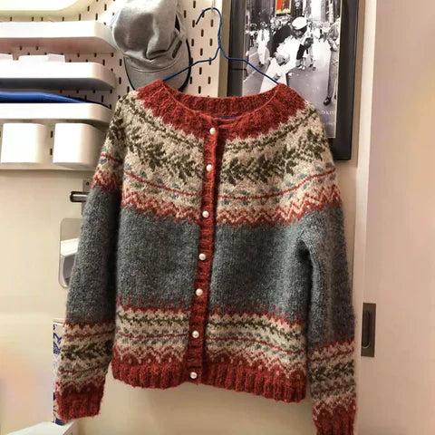 Pull à Col Rond avec Boutons Décoratifs pour Homme | Idéal pour Hiver