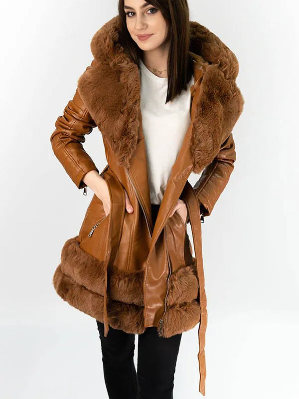 Veste À Capuche avec Finition Douce pour Femme | Idéale pour L’Hiver