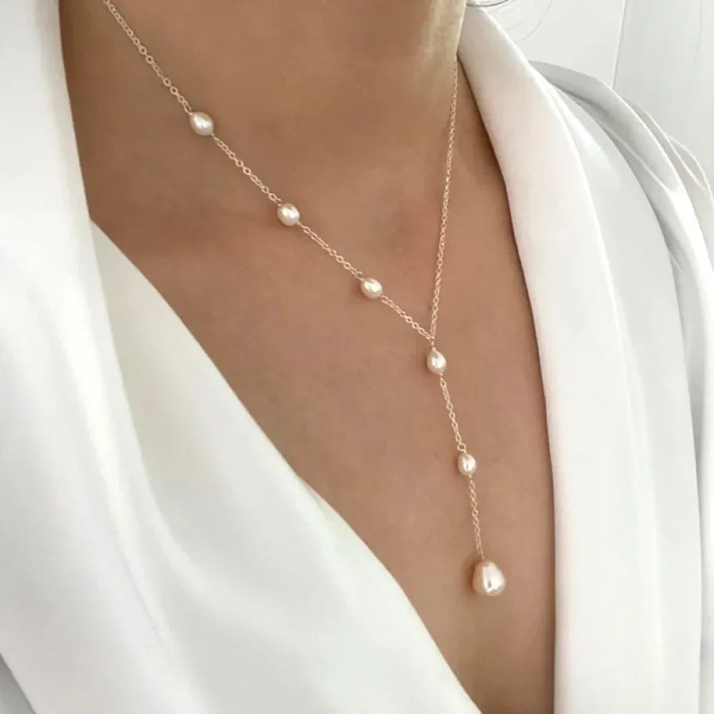 Collier Avec Perles Et Pendentif Pour Femmes | Idéal Pour Le Quotidien
