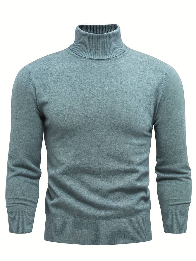 Pull Col Roulé à Manches Longues pour Homme | Idéal pour l’Automne et l’Hiver