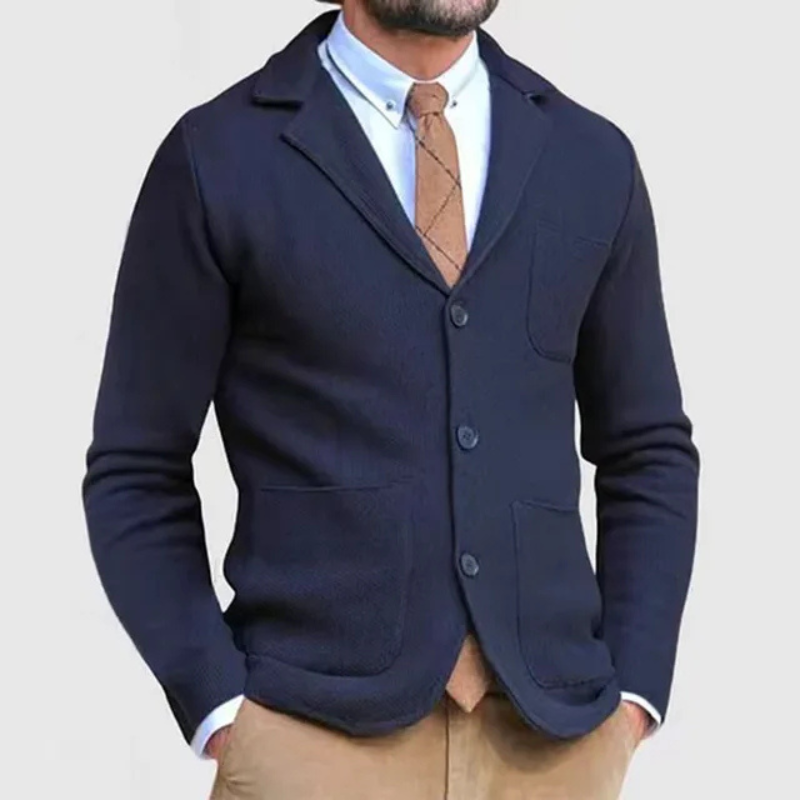 Blazer Avec Fermeture À Deux Boutons Et Poches Pour Homme | Idéal Pour Bureau Ou Occasions Formelles