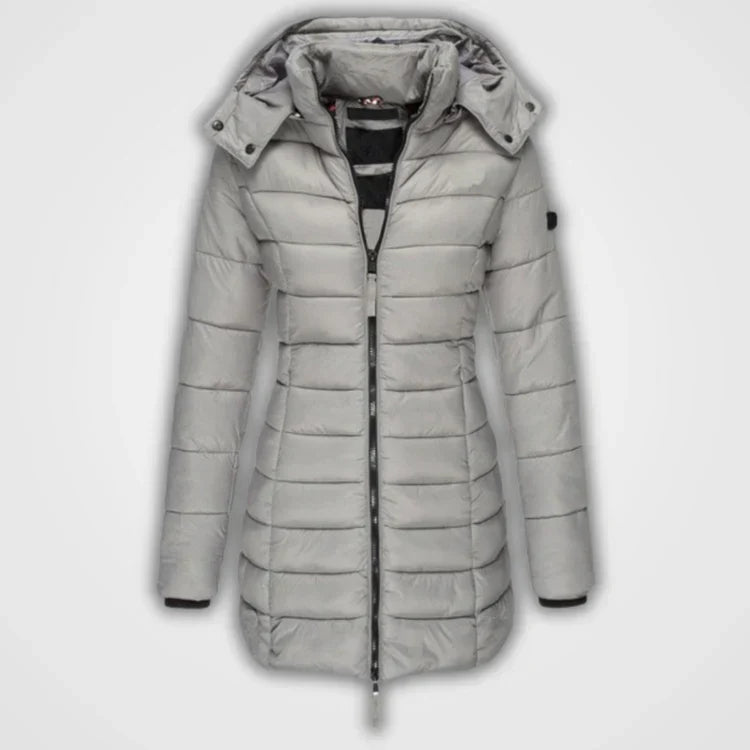 Manteau Long Matelassée à Capuche pour Femme | Idéale pour l’Hiver