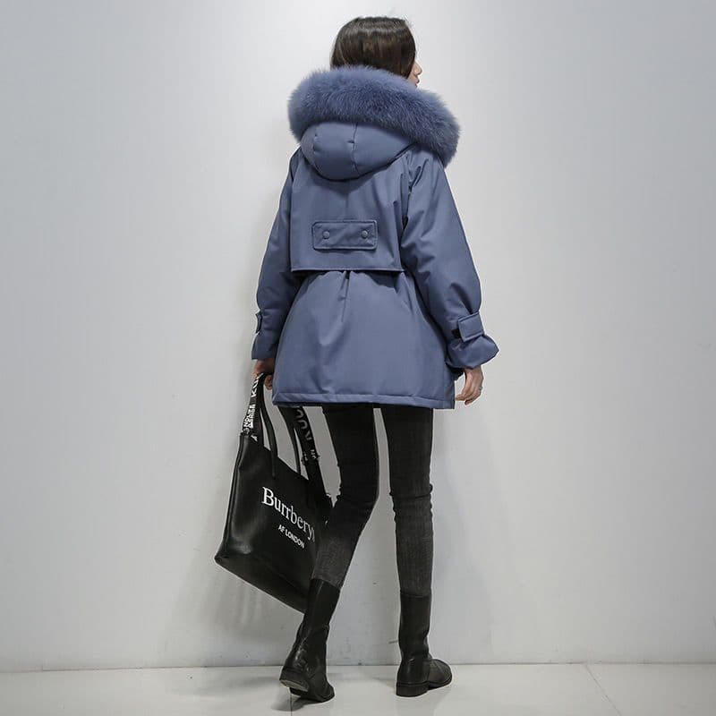 Parka Hivernale avec Capuche Et Manches Longues pour Femme | Idéale pour La Saison Froide