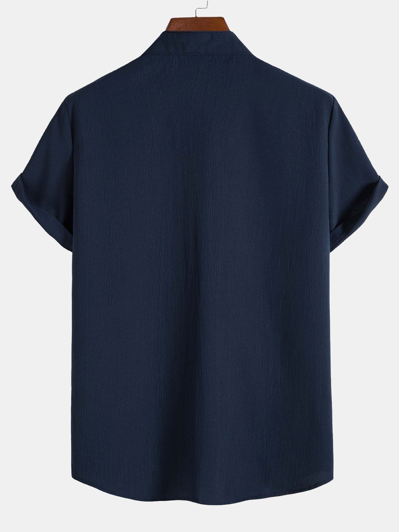 Chemise Col Officier Avec Fermeture Boutonnée Pour Homme | Idéale Pour Les Occasions Décontractées Ou Professionnelles