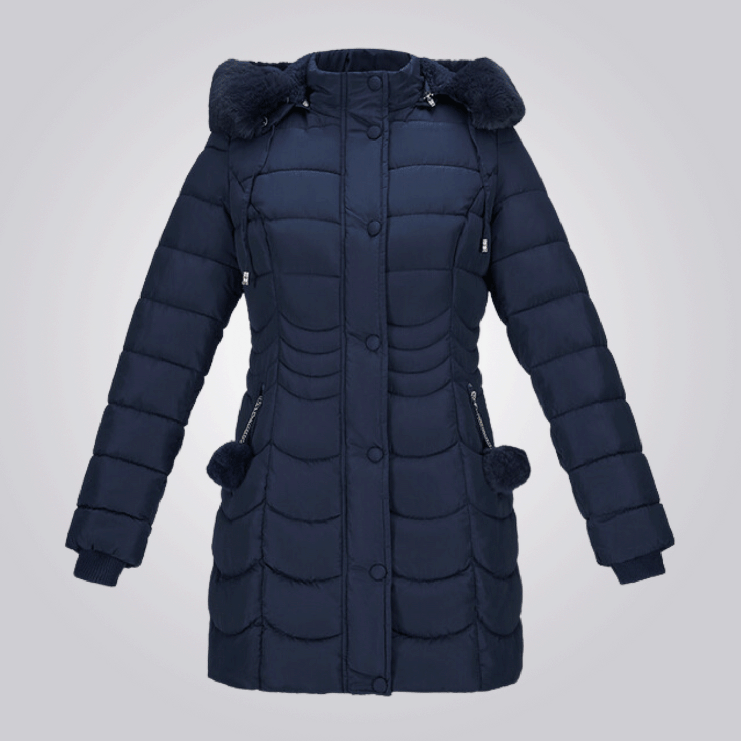 Manteau Long avec Capuche Amovible pour Femme | Idéal pour l’Hiver