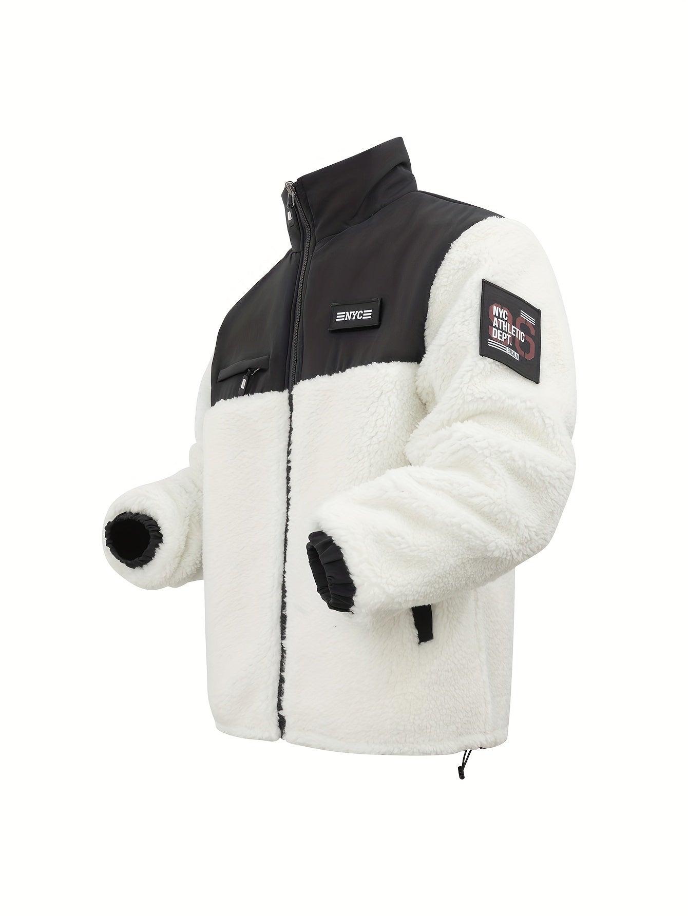 Veste Zippée avec Poches et Col Montant pour Homme | Idéale pour l’Hiver