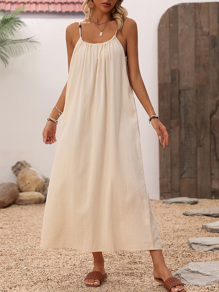 Robe Longue à Bretelles Fines pour Femme | Idéale pour les Vacances d'Été Ask ChatGPT