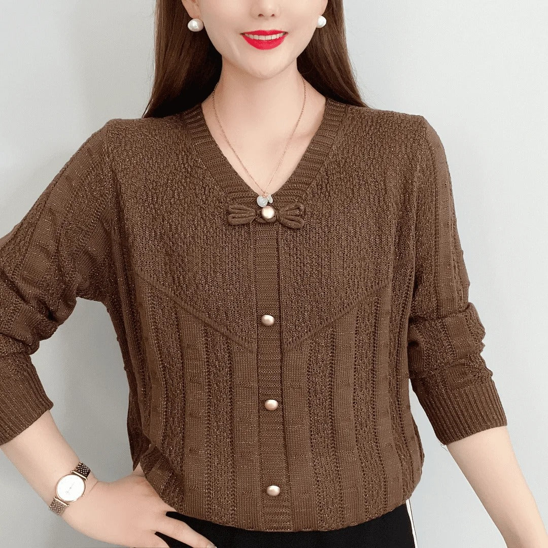 Pull En Maille Avec Motif Ajouré Pour Femme | Idéal Pour Toutes Les Saisons