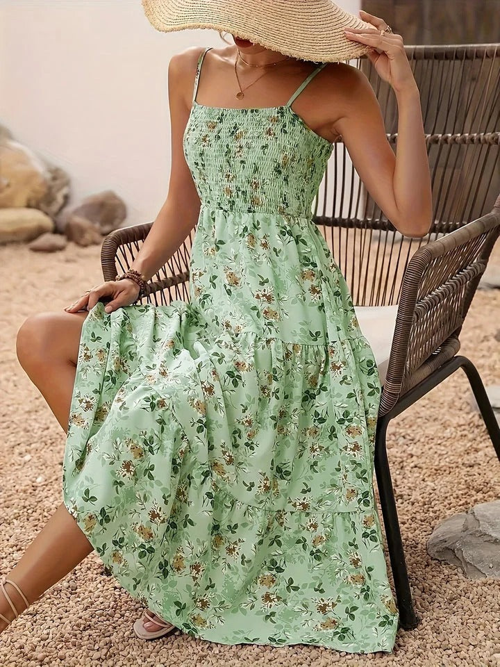 Robe Maxi à Imprimé Floral pour Femme | Idéale pour l'Été