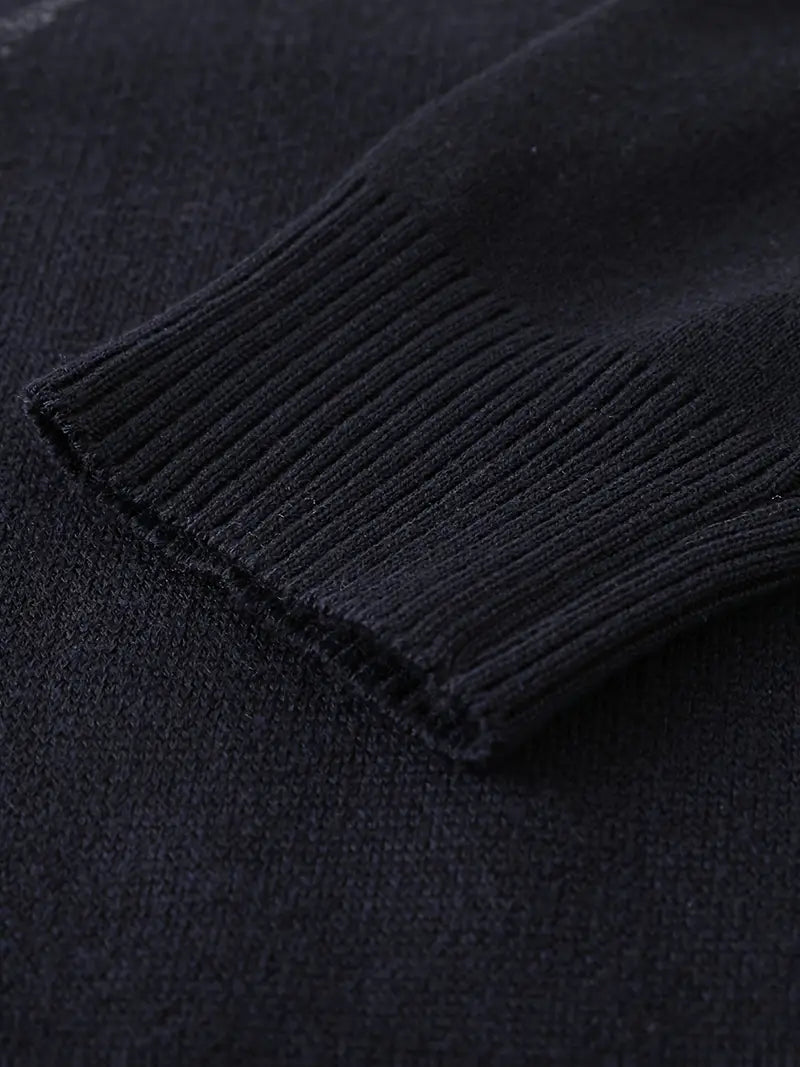 Pull À Quart De Fermeture Avec Col Rond Pour Hommes | Idéal Pour Un Usage Quotidien