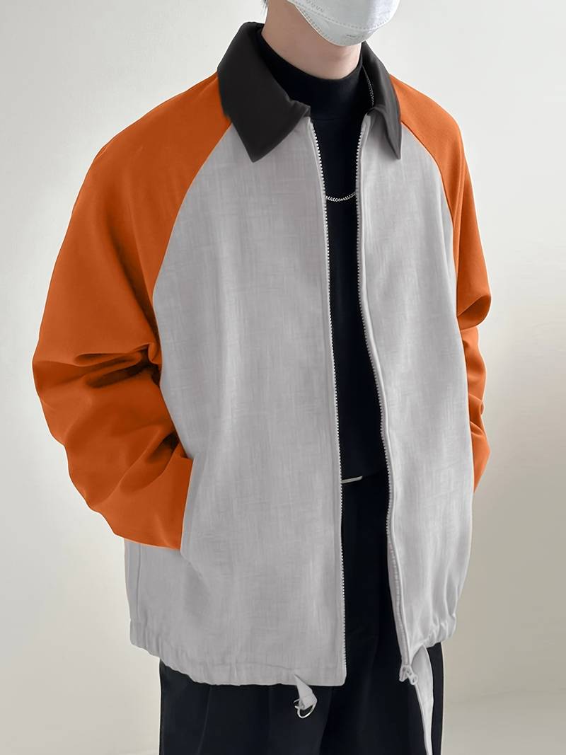 Veste Décontractée à Manches Longues avec Fermeture Zippée pour Hommes | Idéale pour un Usage Quotidien