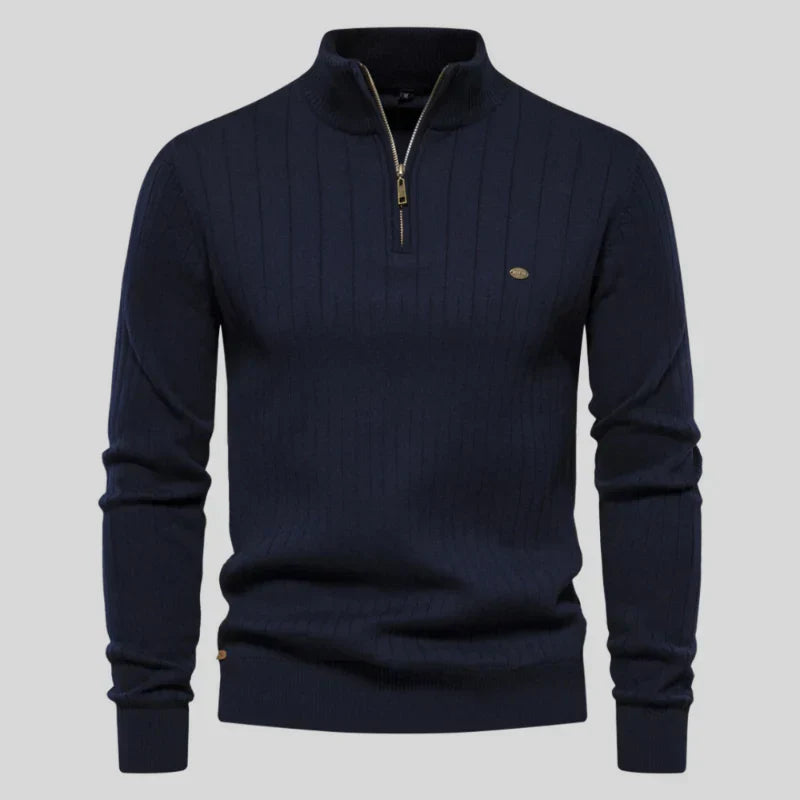 Pull à Demi-Fermeture Zippée à Manches Longues pour Homme | Idéal pour un Usage Quotidien
