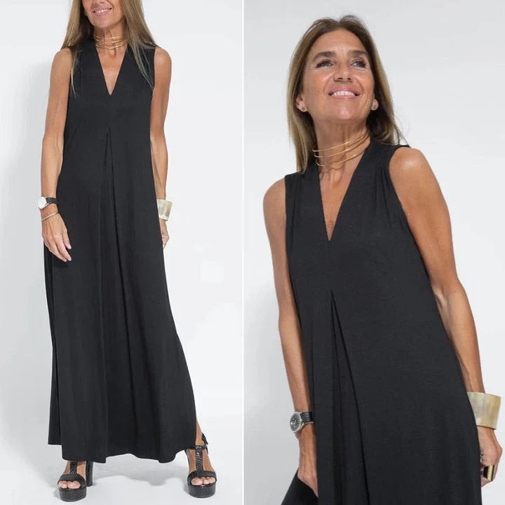 Robe Longue avec Coupe Évasée pour Femme | Idéale pour l'Été