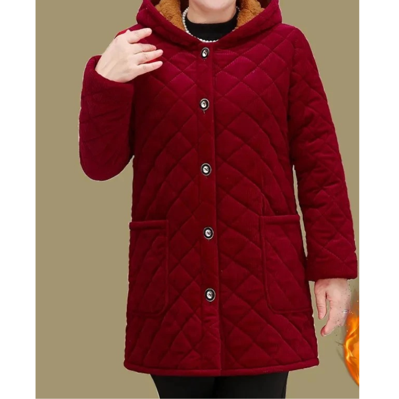 Veste Matelassée Avec Doublure Polaire Et Manches Longues Pour Femme | Idéale Pour La Saison Automne-Hiver