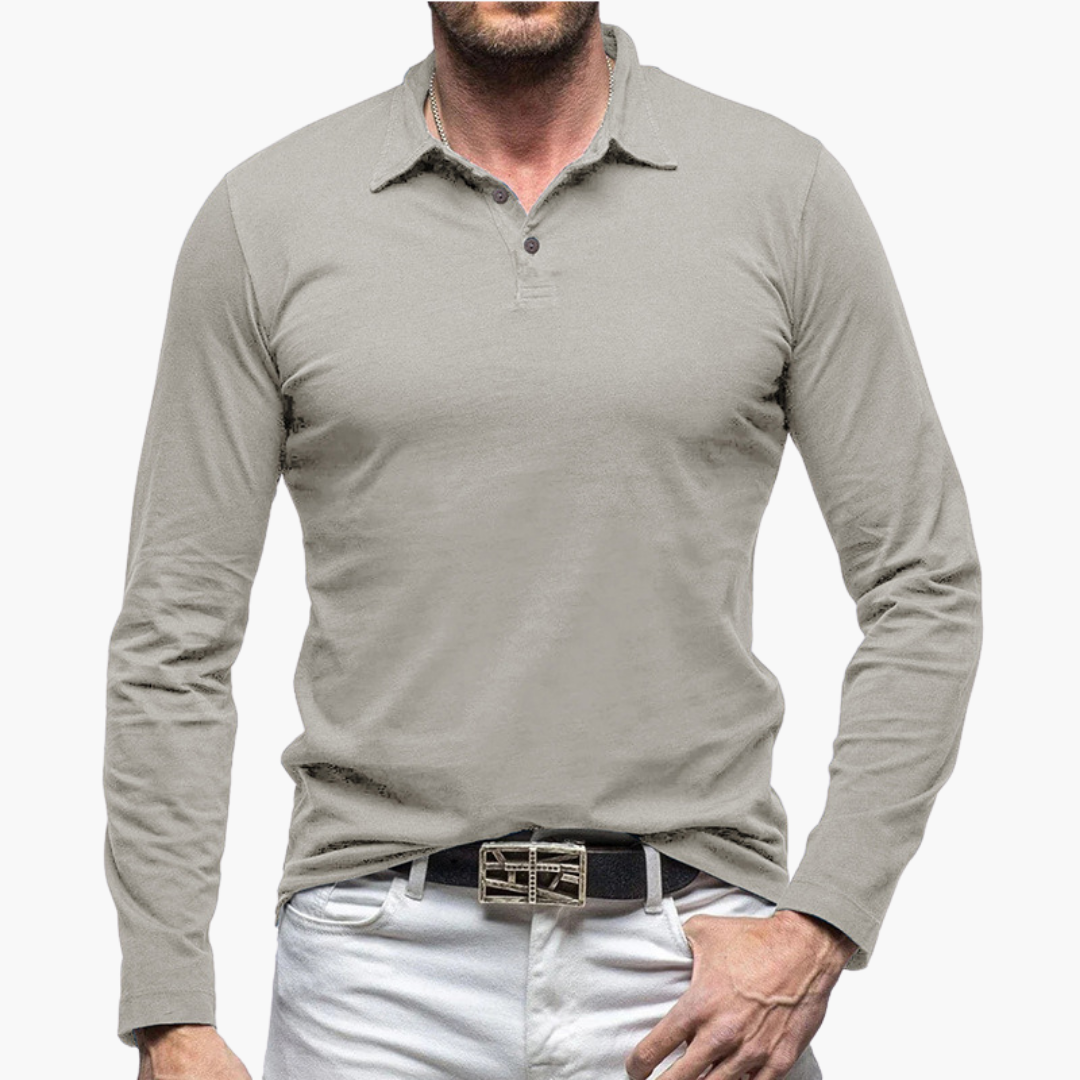 Polo Slim Fit à Manches Longues pour Homme | Idéale pour un Usage Quotidien et Semi-Formel