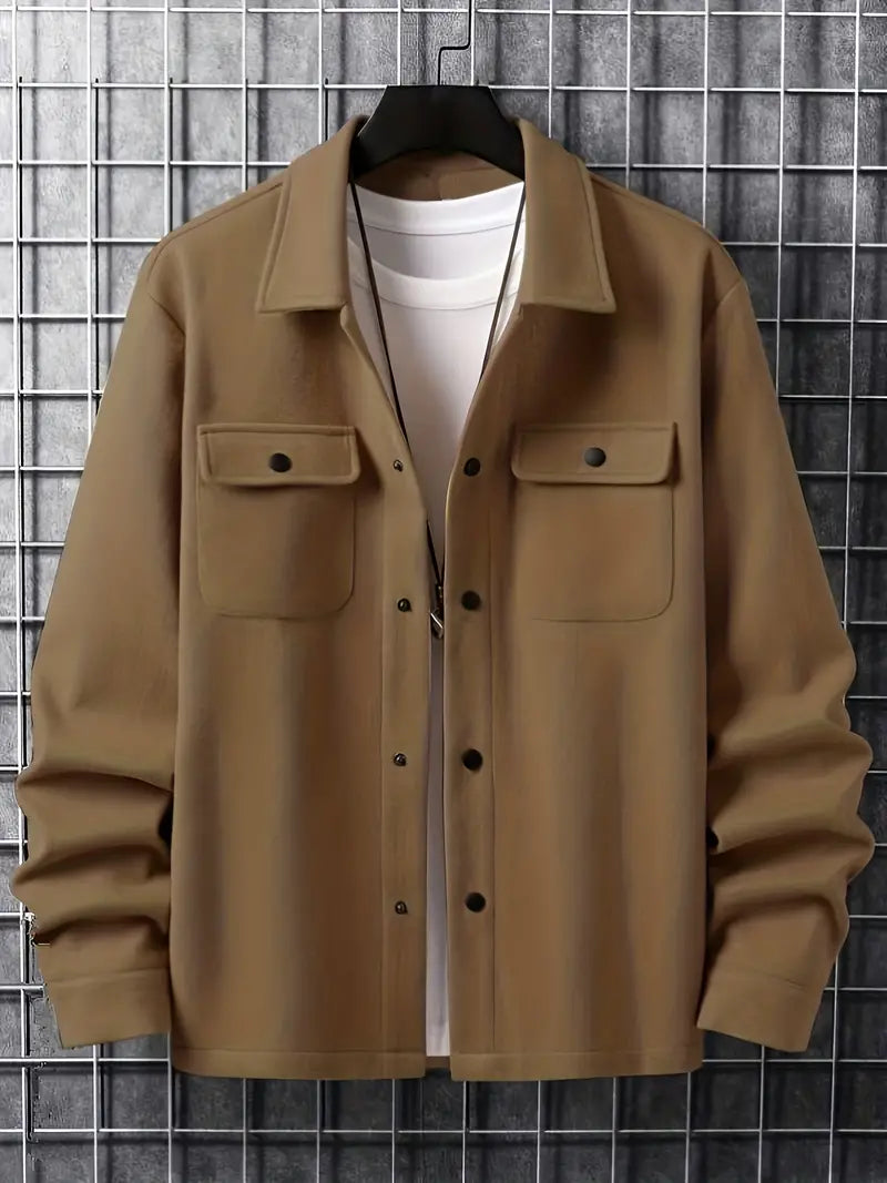 Veste D’Hiver avec Fermeture Zippée Et Poches Pratiques pour Homme | Idéal pour La Saison Froide