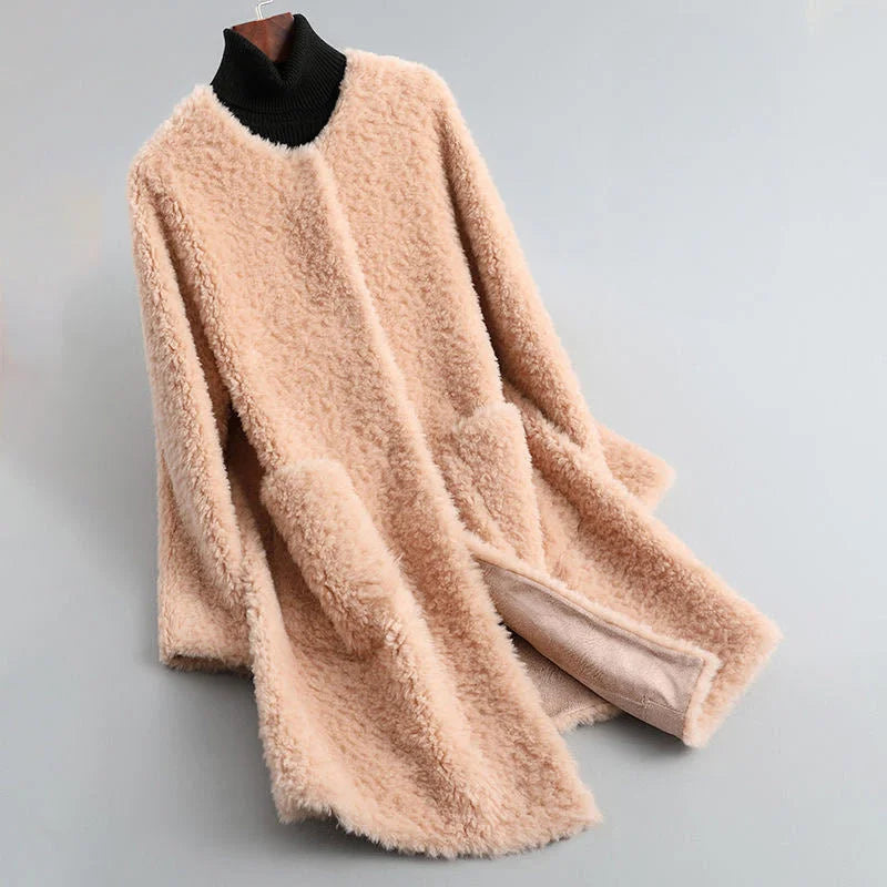 Manteau Long avec Col Large pour Femme | Idéal pour La Saison Froide