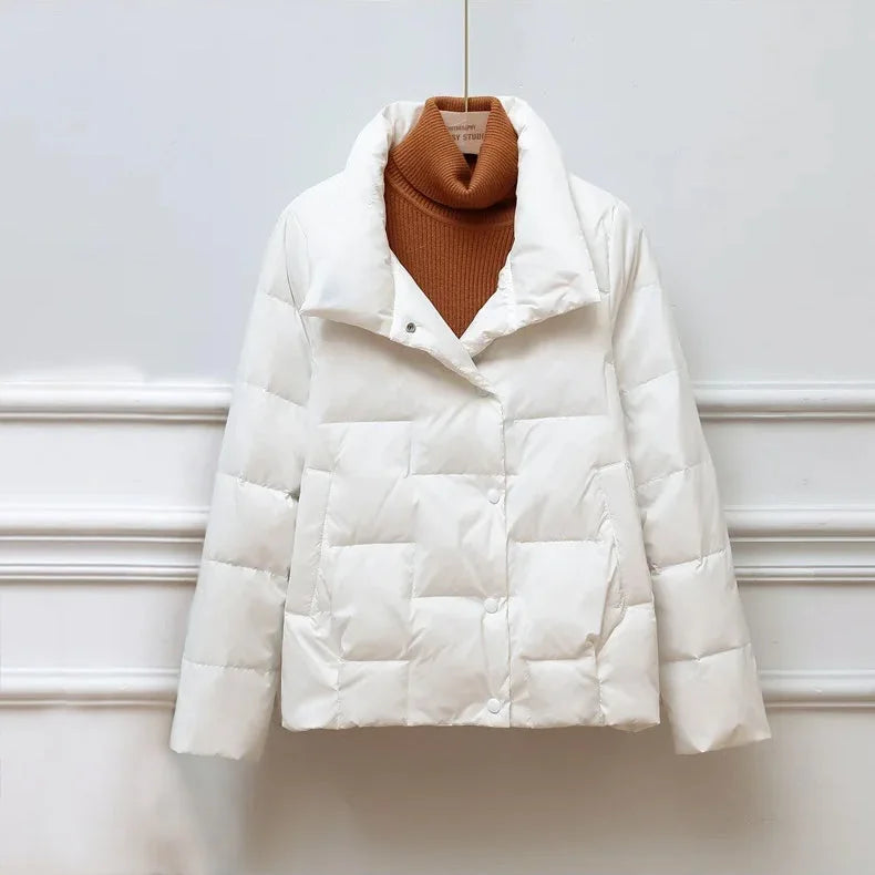 Veste Matelassée d’Hiver avec Détails Capitonnés pour Femme | Idéale pour la Saison Froide