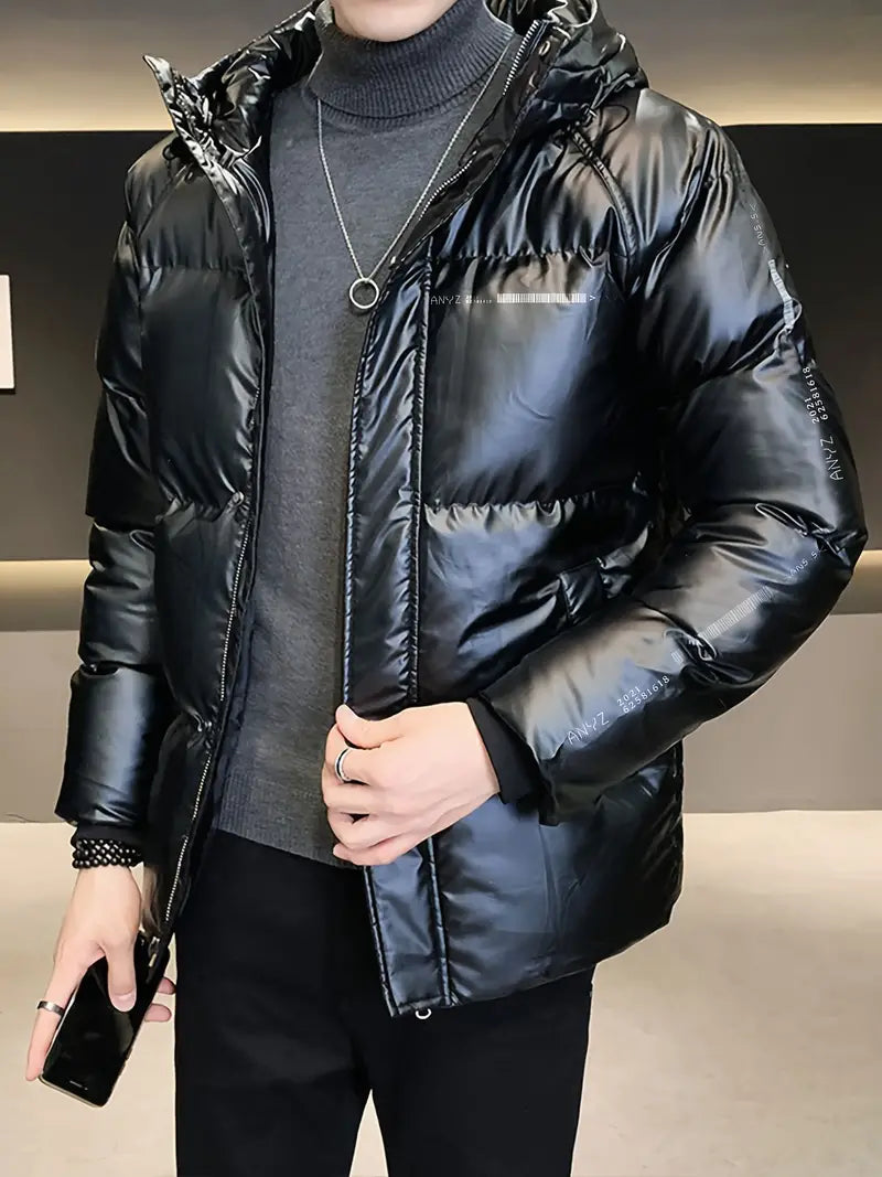 Veste Matelassée avec Fermeture Éclair et Poches pour Homme | Idéale pour l’Hiver