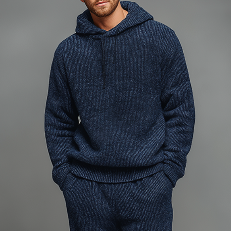 Ensemble Deux Pièces avec Hoodie en Maille et Pantalon pour Homme | Idéal pour Un Usage Quotidien