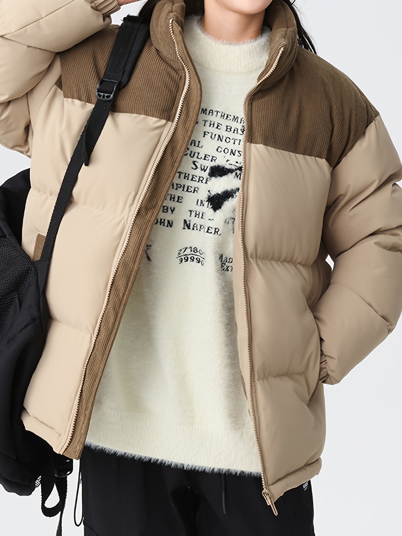 Veste Matelassée avec Détails Contrastés pour Homme | Idéale pour l’Hiver