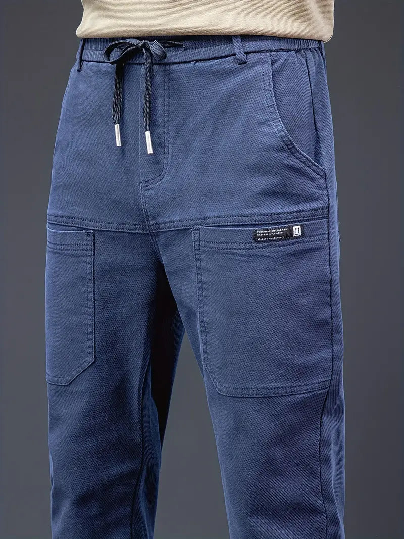 Pantalon De Jogging Avec Taille À Cordon Pour Homme | Idéal Pour Usage Quotidien Et Activités