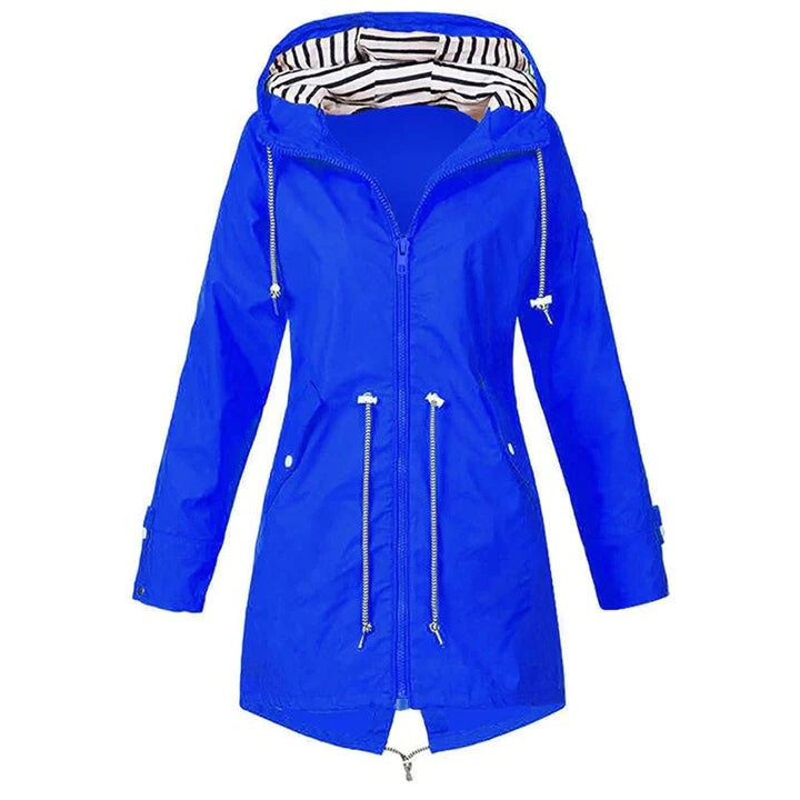 Parka Imperméable avec Capuche pour Femme | Idéale pour les Jours de Pluie