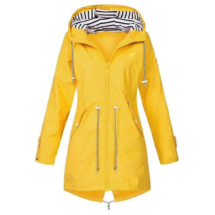 Parka Imperméable avec Capuche pour Femme | Idéale pour les Jours de Pluie