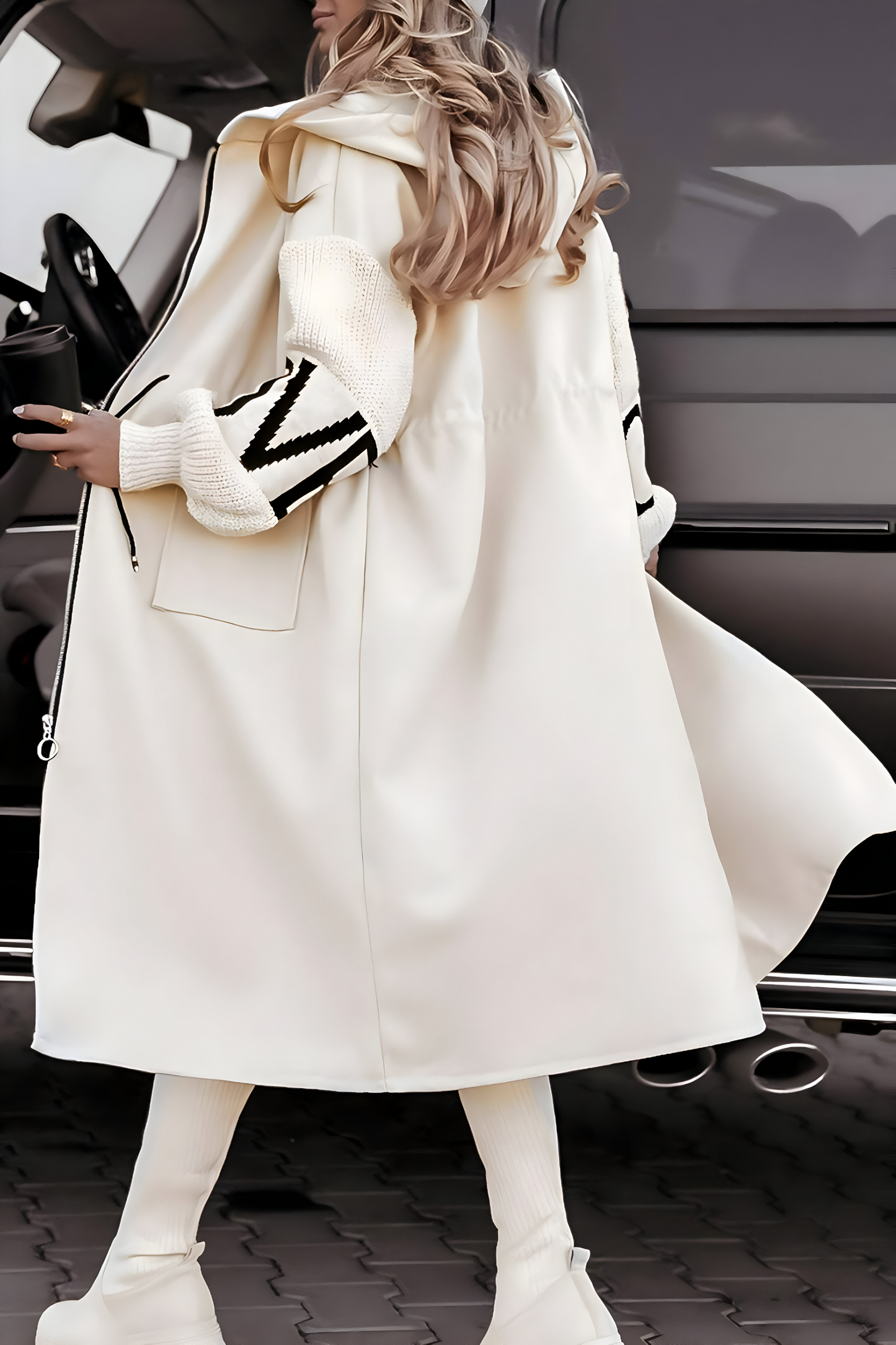 Manteau-Cardigan Long à Capuche pour Femmes | Idéal pour les Sorties Quotidiennes et les Soirées Décontractées