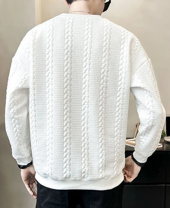 Sweatshirt Oversize avec Logo Poitrine pour Homme Grande Taille | Idéal pour les Looks Streetwear