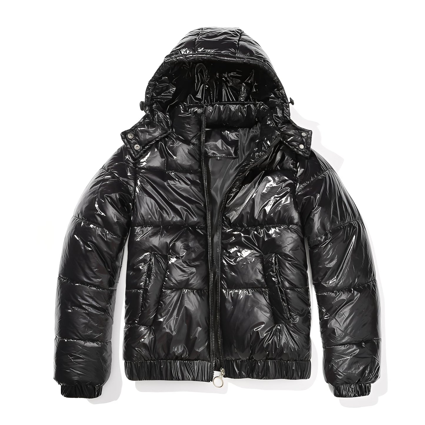 Veste Brillante avec Capuche pour Femme | Idéale pour l’Hiver et le Quotidien