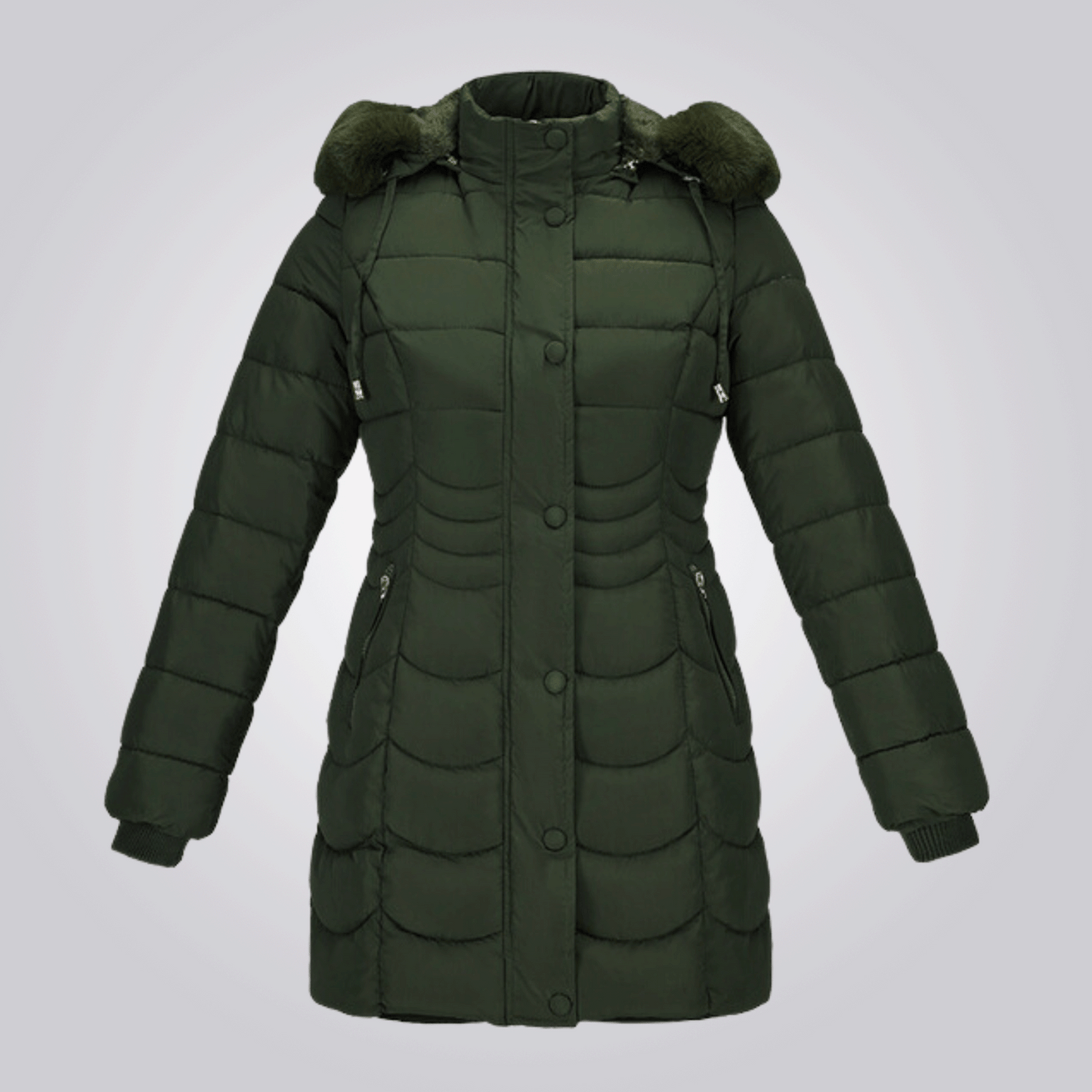 Manteau Long avec Capuche Amovible pour Femme | Idéal pour l’Hiver