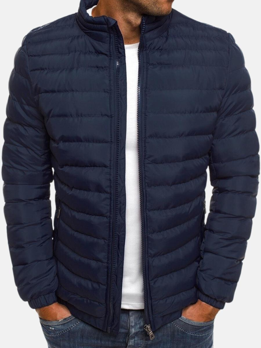 Veste Matelassée avec Col Montant pour Homme | Idéale pour l’Automne et l’Hiver