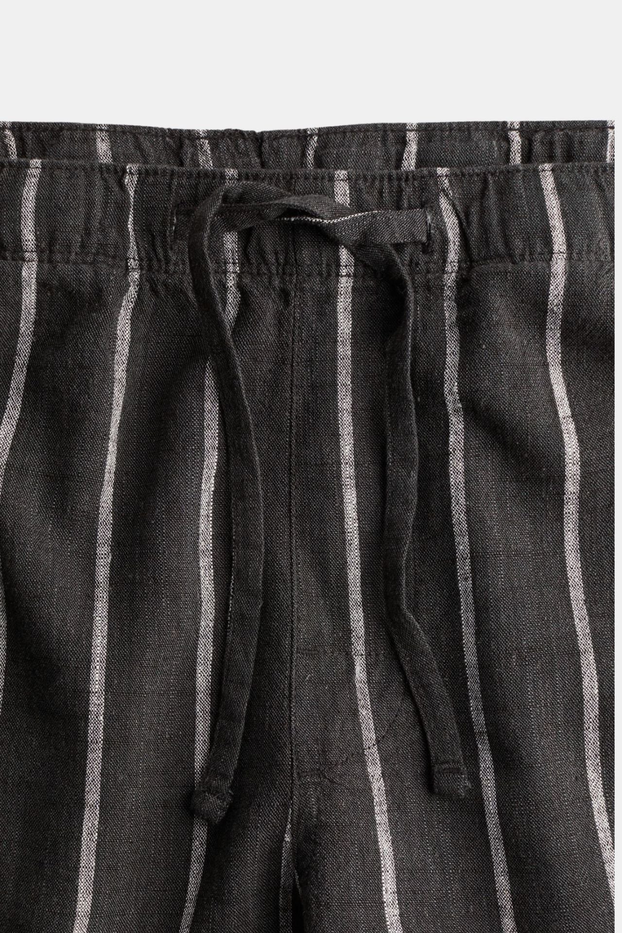 Pantalon De Détente À Taille Élastique Avec Motif Rayé pour Hommes | Idéal pour Un Usage Quotidien