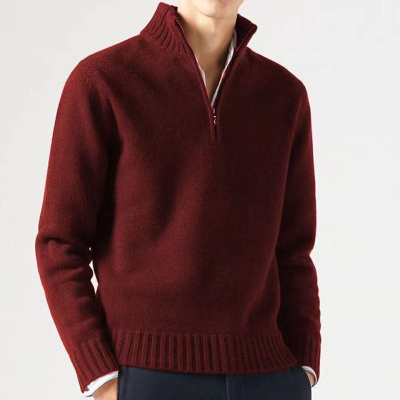 Pull avec Col Zippé pour Homme | Idéal pour Les Tenues Décontractées